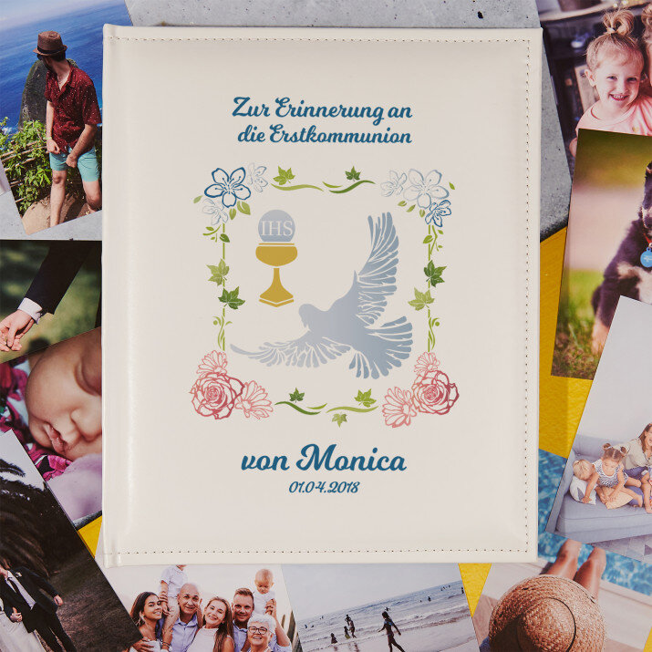 Zur Erinnerung an Kommunion - personalisiertes Fotoalbum