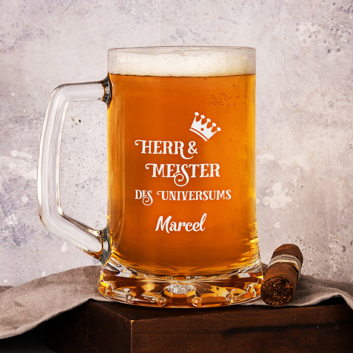 Herr & Meister - Personalisierter Bierkrug