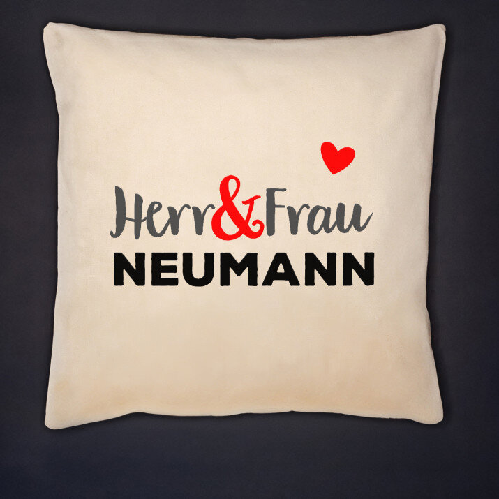 Herr & Frau - Kissen
