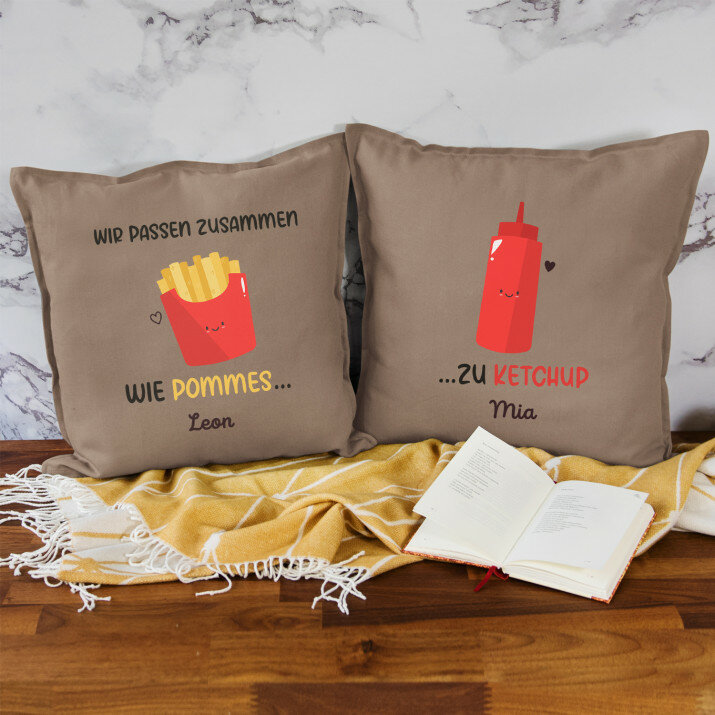 Wir passen zusammen - Kissen-Set