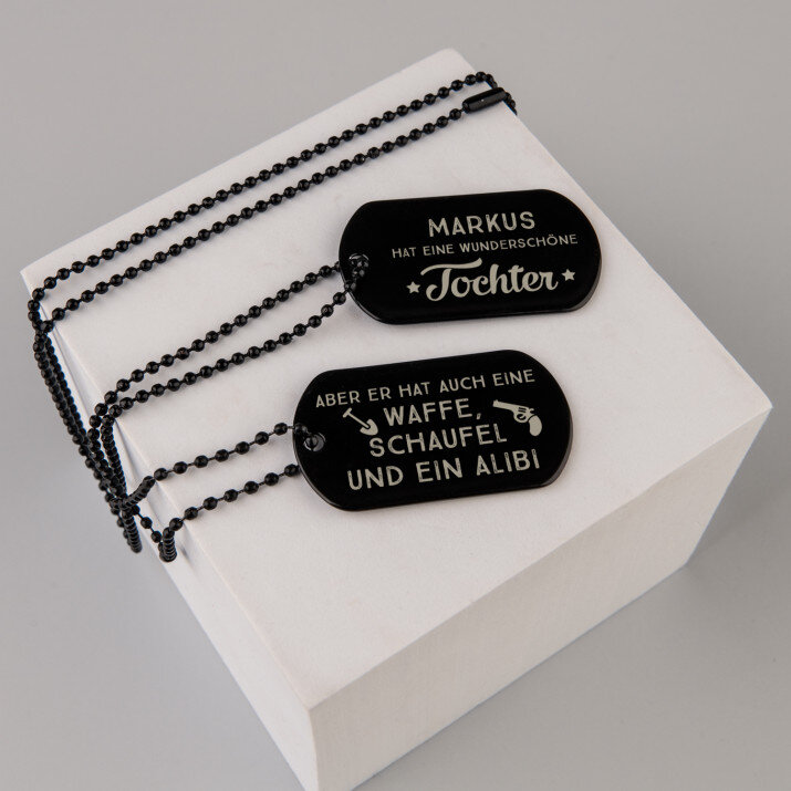 Wunderschöne Tochter - Erkennungsmarke