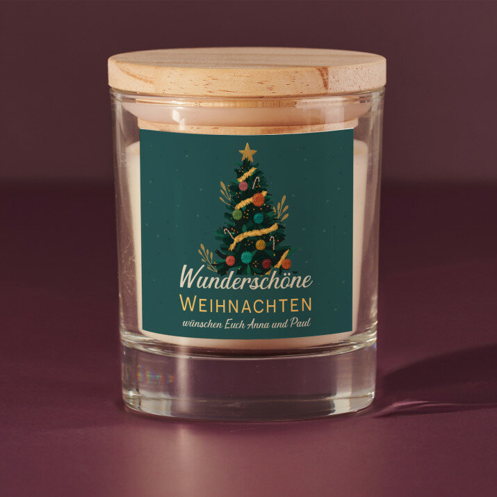 Wunderschöne Weihnachten - Duftkerze