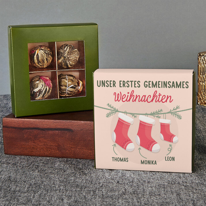 Unser erstes gemeinsames Weihnachten - Blühender Tee