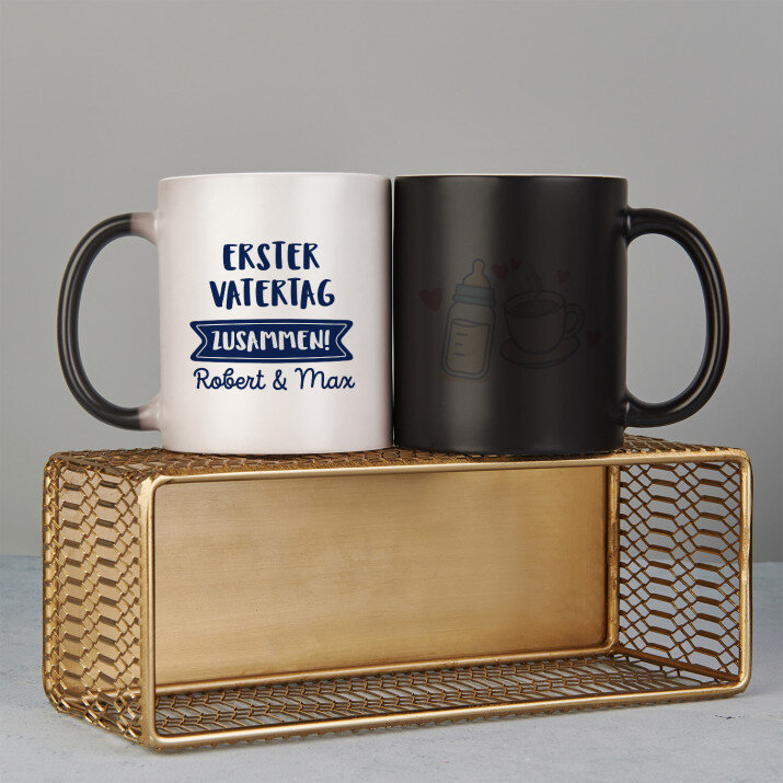 Erster gemeinsamer Vatertag - Zaubertasse