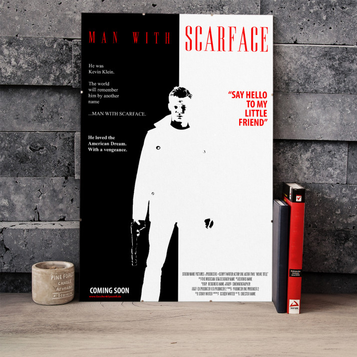 Filmplakat Man with Scarface