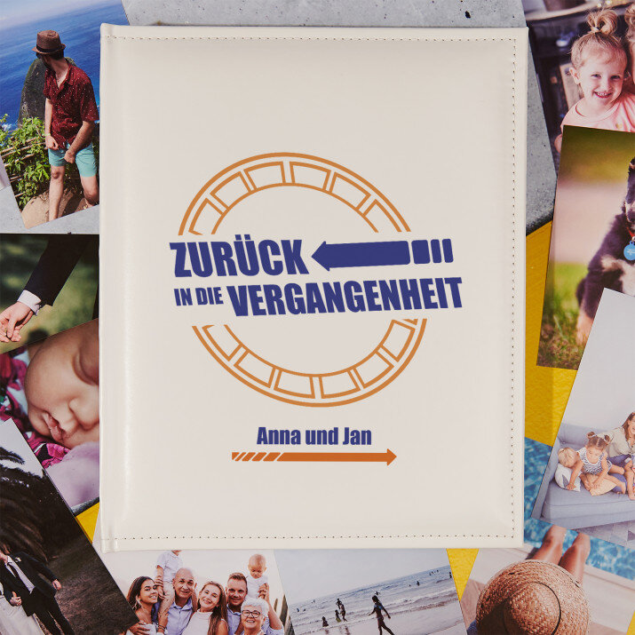 Zurück in die Vergangenheit - personalisiertes Fotoalbum