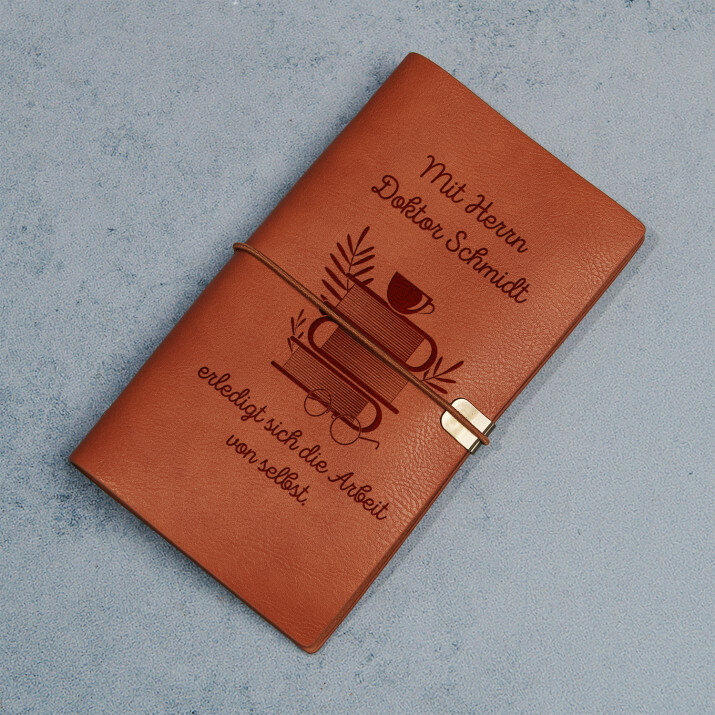 Von selbst - Retro Notizbuch