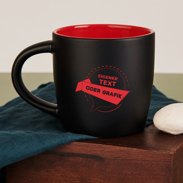 eigenes Projekt - Schwarzer keramikbecher