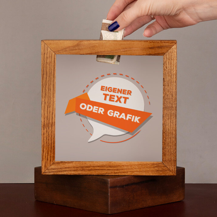 Eigenes Projekt - Holzspardose