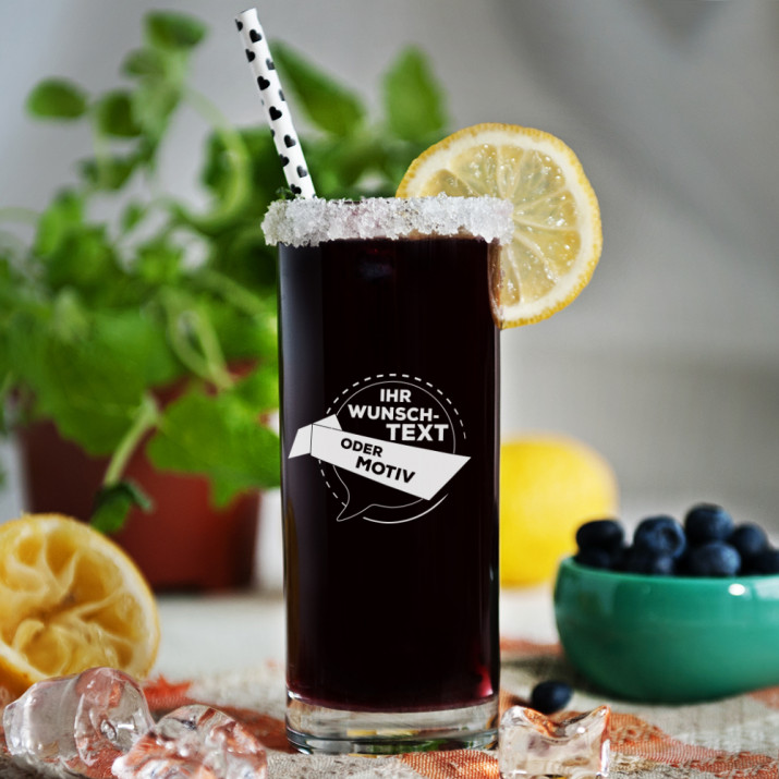 Eigenes Projekt - Longdrinkglas mit Gravur