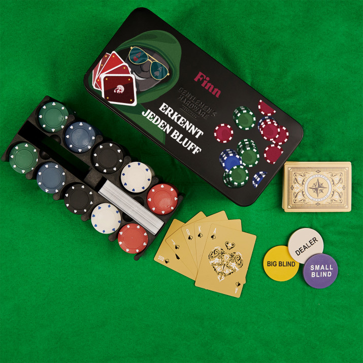 Erkennt jeden Bluff - Pokerset