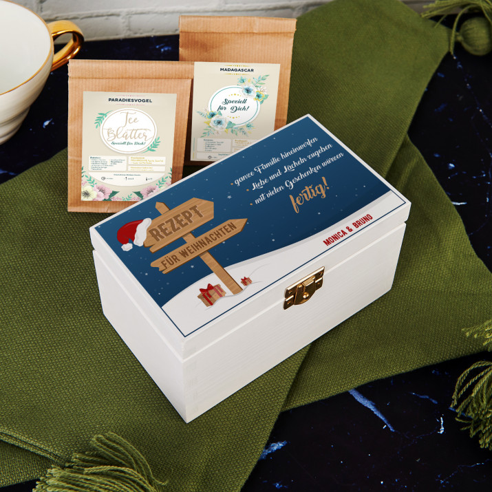 Rezept für Weihnachten - Teekiste