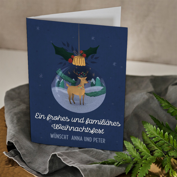 Frohes und familiäres - Weihnachtskarte