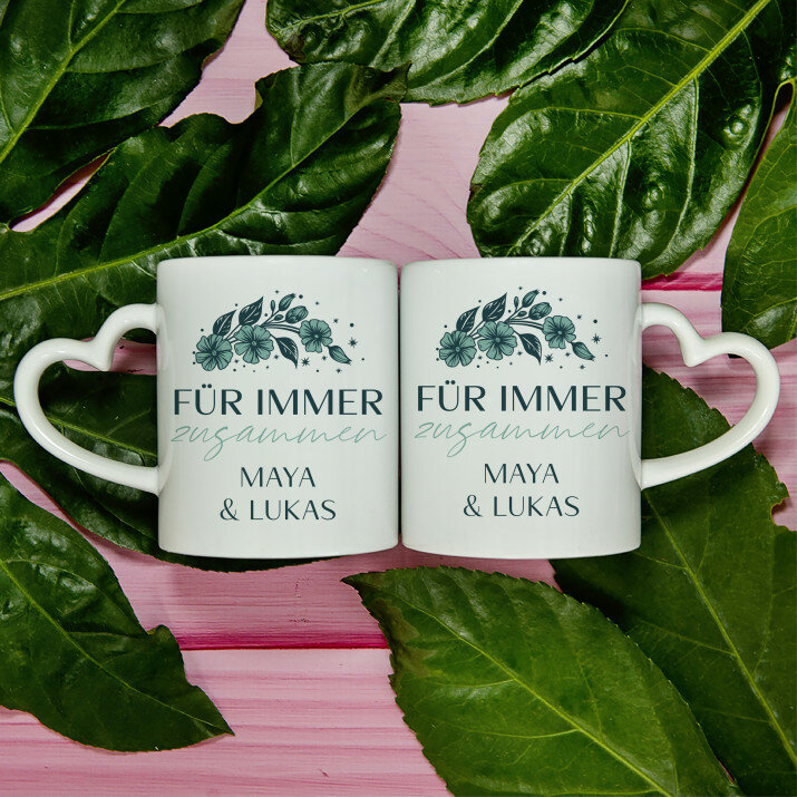 Für immer zusammen - Tassen für Paare