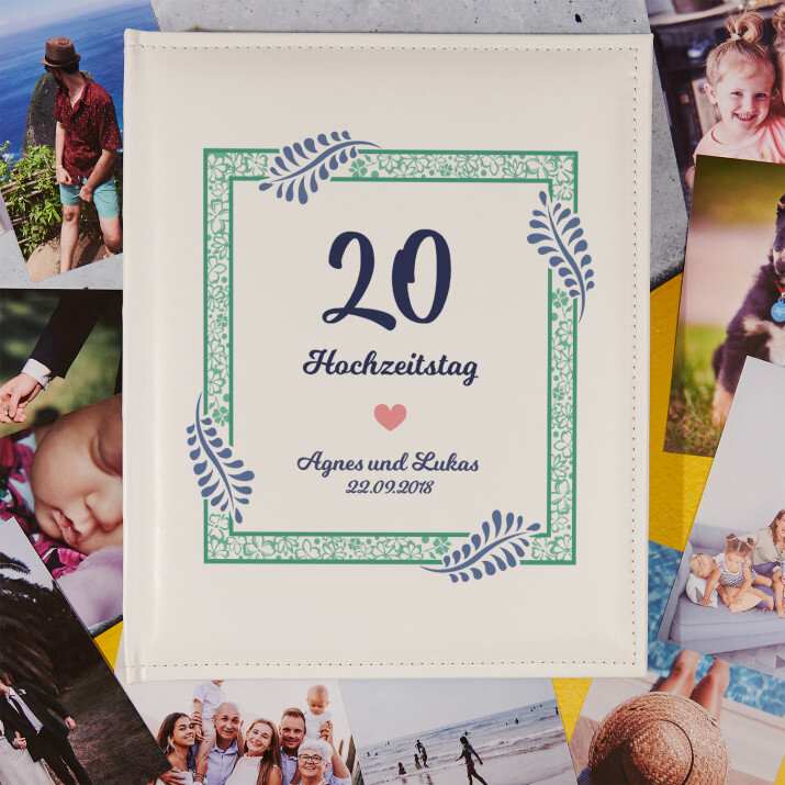 Hochzeitstag - personalisiertes Fotoalbum