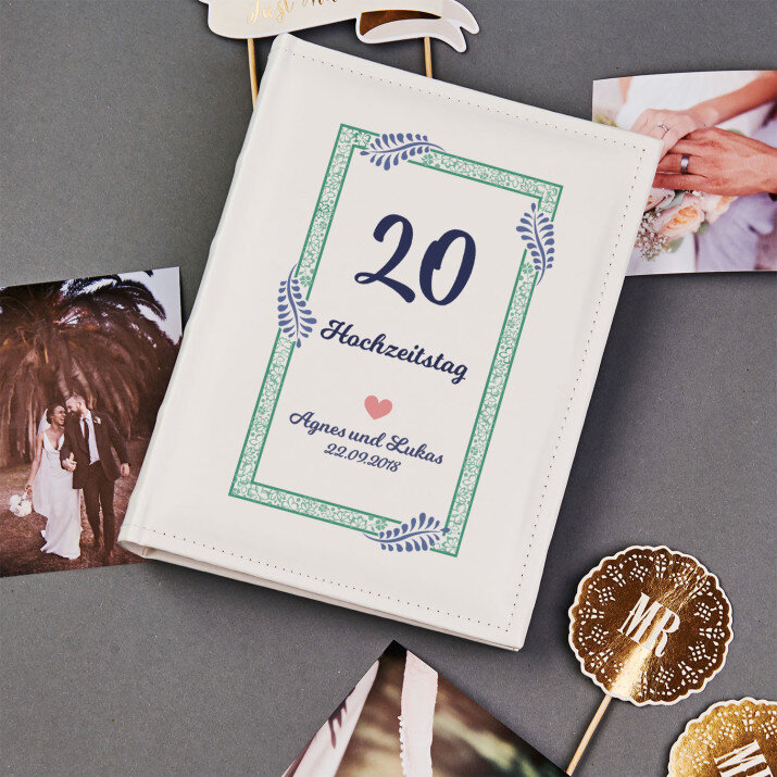 Hochzeitstag - personalisiertes Fotoalbum