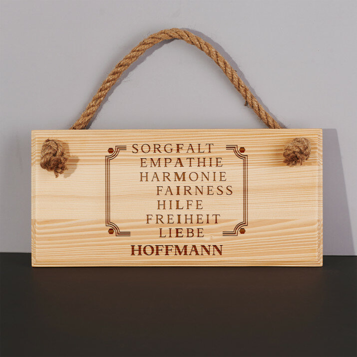 Familie - Holzschild