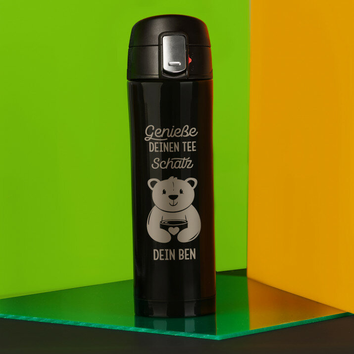 Genieße deinen Tee, Schatz - Thermobecher 440 ml