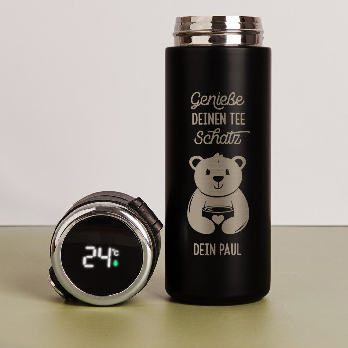 Genieße deinen Tee, Schatz - Thermobecher LED Genieße deinen Tee, Schatz - Thermobecher LED