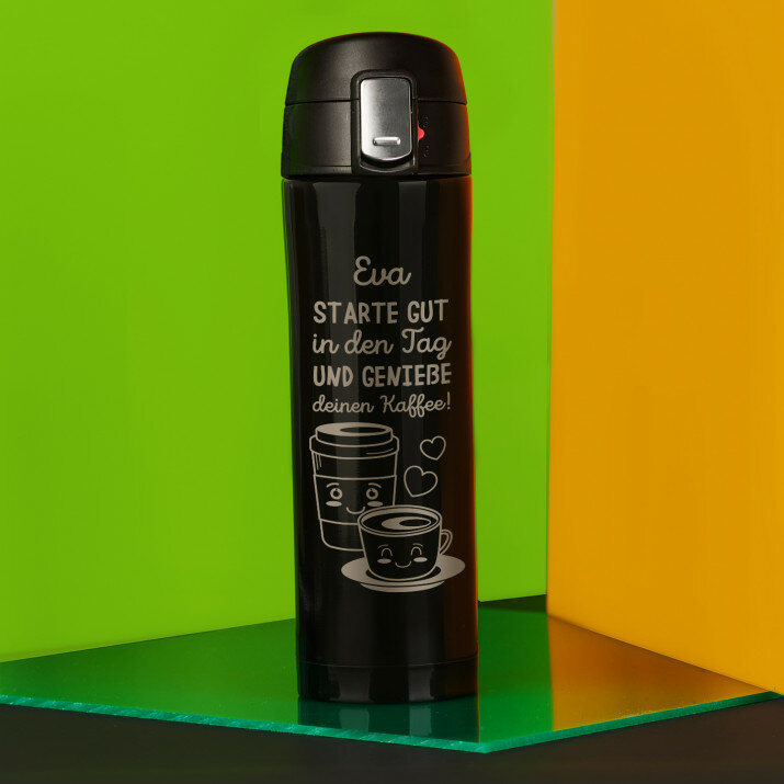 genieße deinen Kaffee - Thermobecher 440 ml