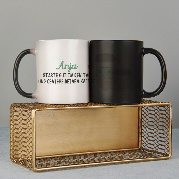 genieße deinen Kaffee - Zaubertasse