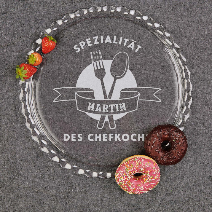 Spezialität des Chefkochs - Tortenplatte flach
