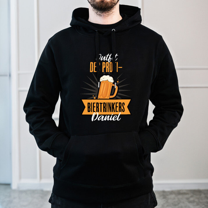 Outfit - Schwarzer Kapuzenpullover für Herren