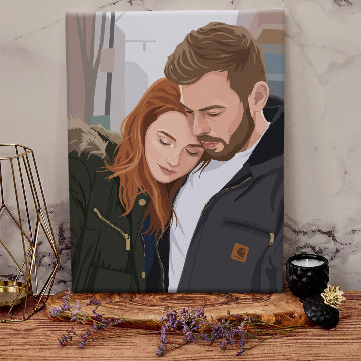 Minimalistischer Stil - Leinwandbild