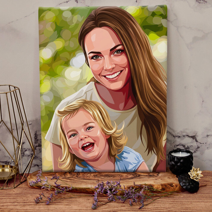 Vektorstil - Leinwandbild