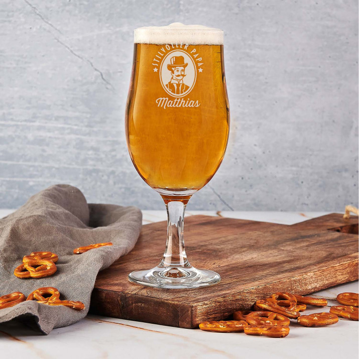 Stilvoller Papa - Bierpokal