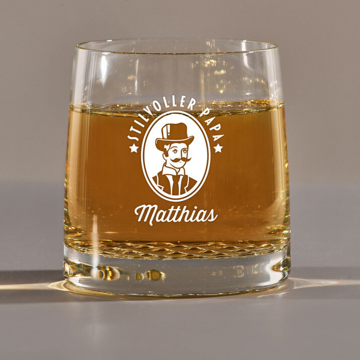 Stilvoller Papa - Whiskyglas