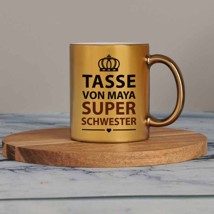 Super schwester - Goldbecher
