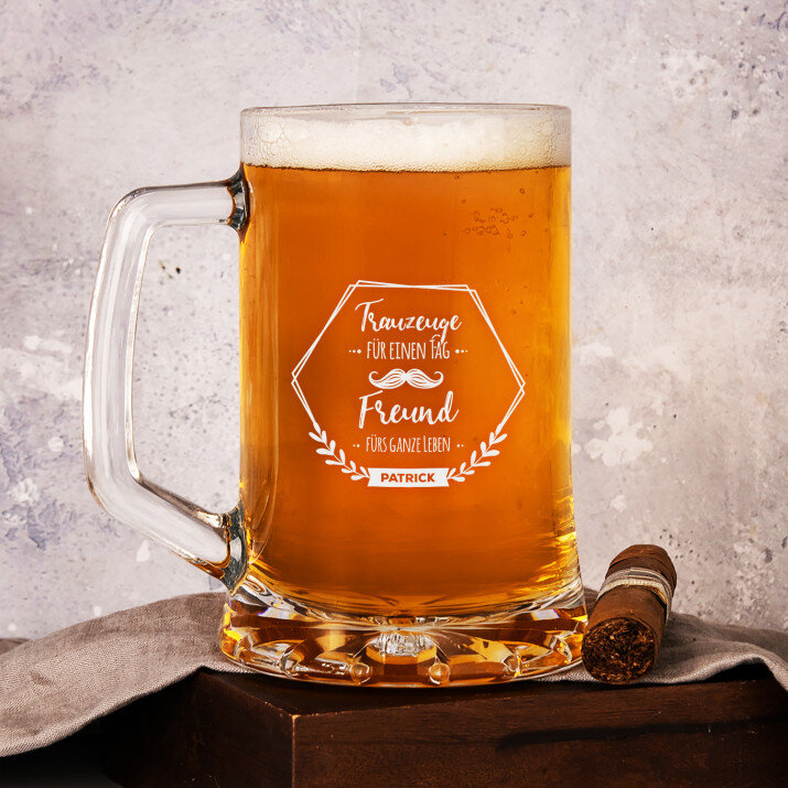 Trauzeuge für einen Tag - Bierkrug