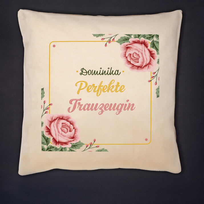 Perfekte Trauzeugin - Kissen