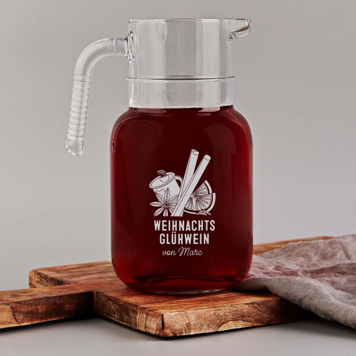 Weihnachts Glühwein 2 - Glaskrug