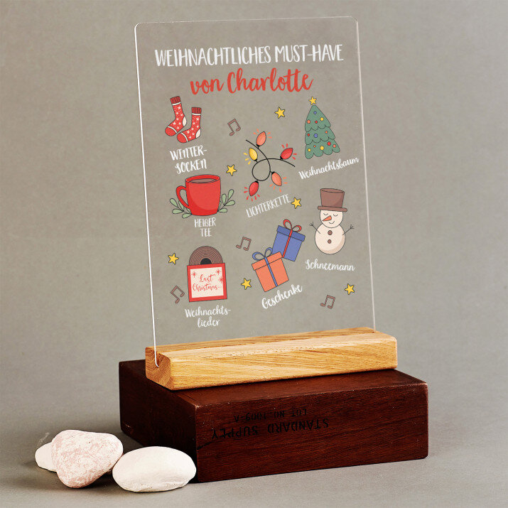 Weihnachtliches Must-Have - Druck auf Acrylglas