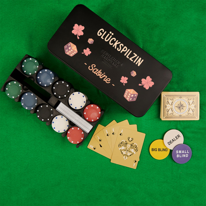 Glückspilzin - Pokerset