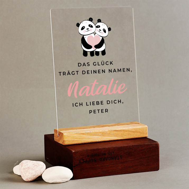 Das Glück trägt deinen Namen - Druck auf Acrylglas
