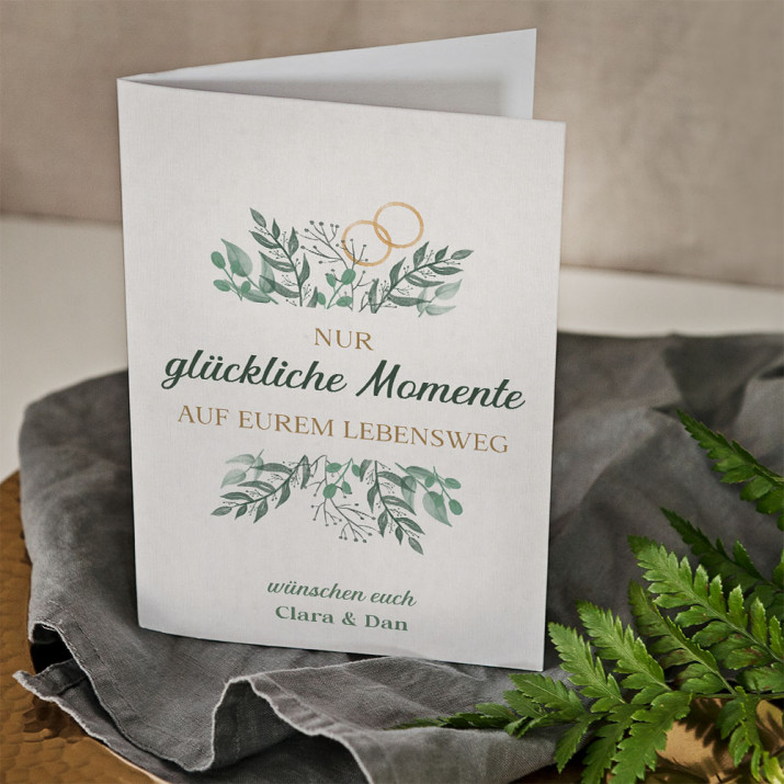 Glückliche Momente - Glückwunschkarte