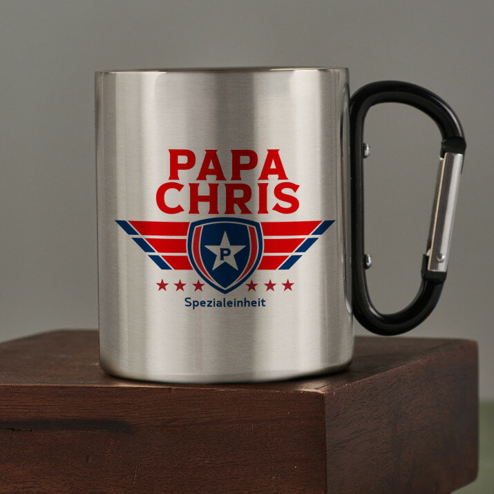 Papa Spezialeinheit - Karabinerbecher