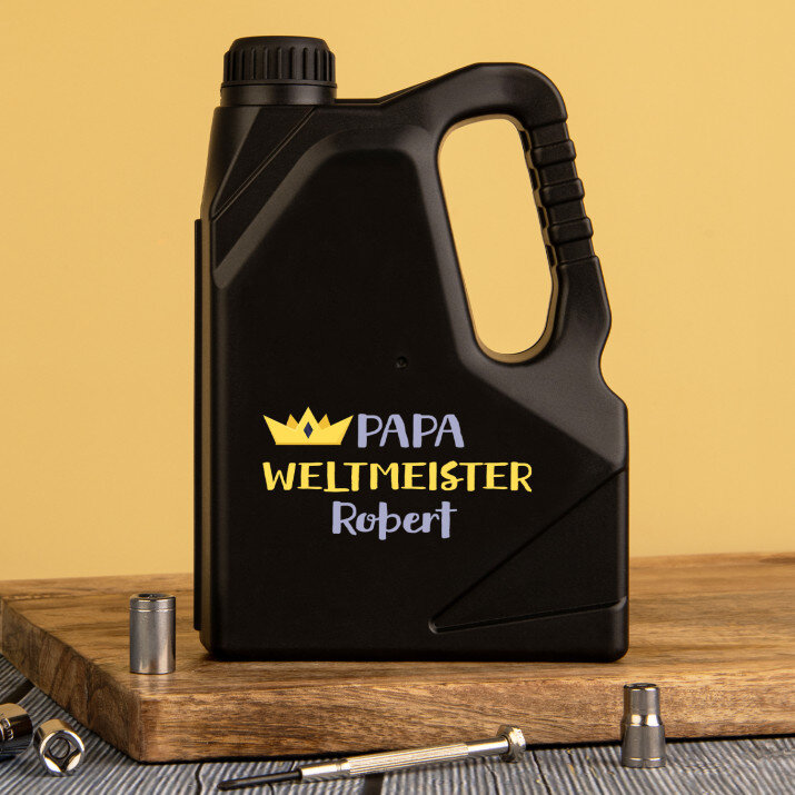 Papa Weltmeister - Werkzeugset im Kanister