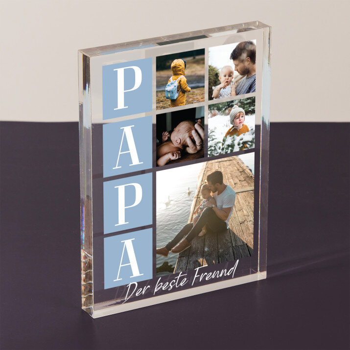 Papa bester Freund - Acrylblock