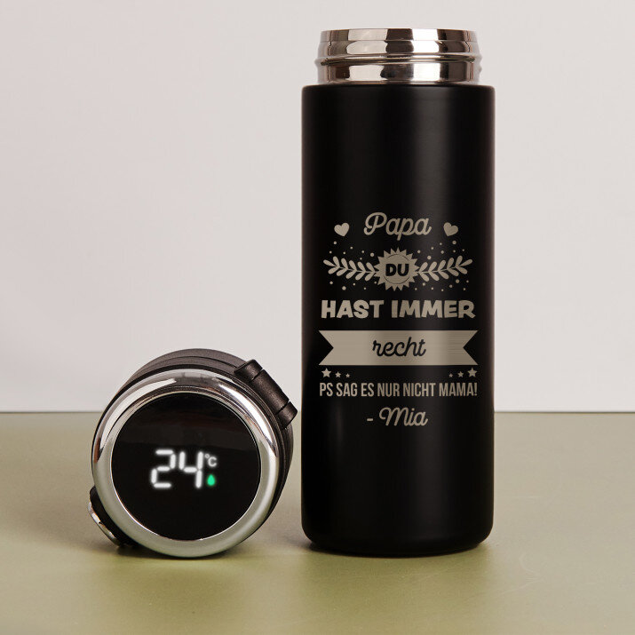 Papa, du hast immer Recht - Thermobecher LED Papa, du hast immer Recht - Thermobecher LED