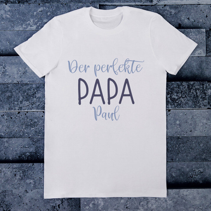 Der perfekte Papa - T-Shirt mit Aufdruck für Herren