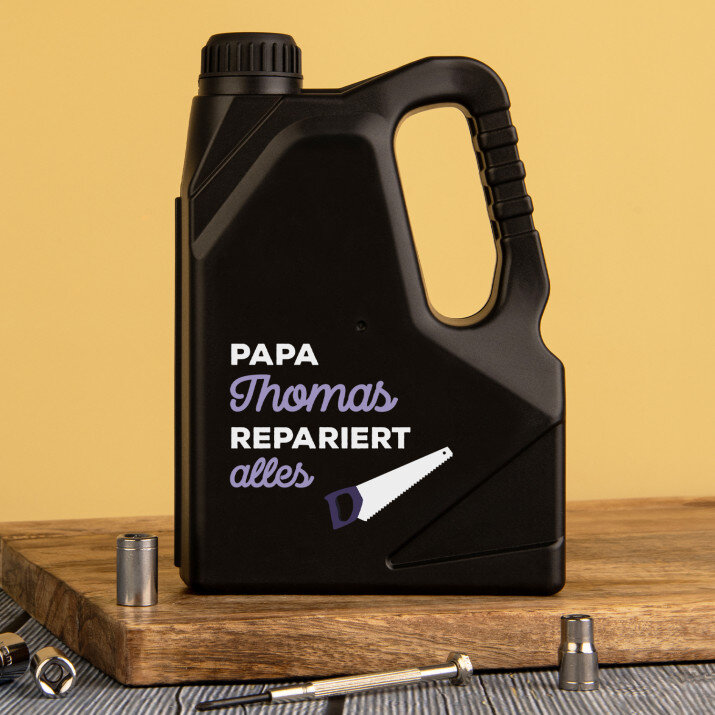 Papa repariert alles - Werkzeugset im Kanister