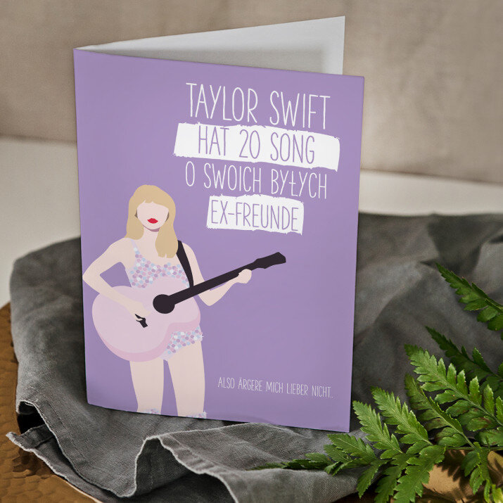 Taylor - Glückwunschkarte