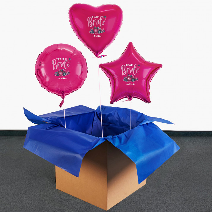 Team bride - Set mit Heliumballons - Formen