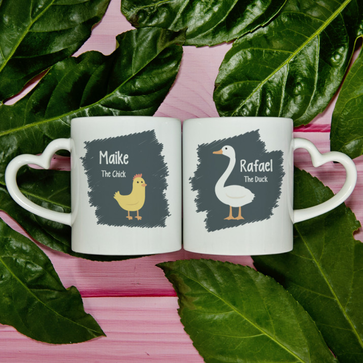 The Chick/The Duck - Tassen für Paare