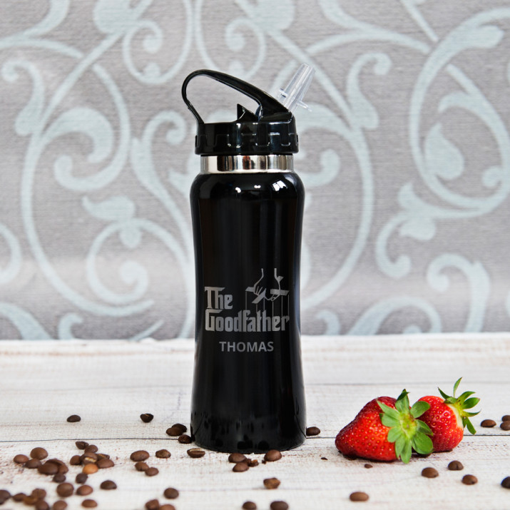 The Goodfather - Trinkflasche mit Gravur