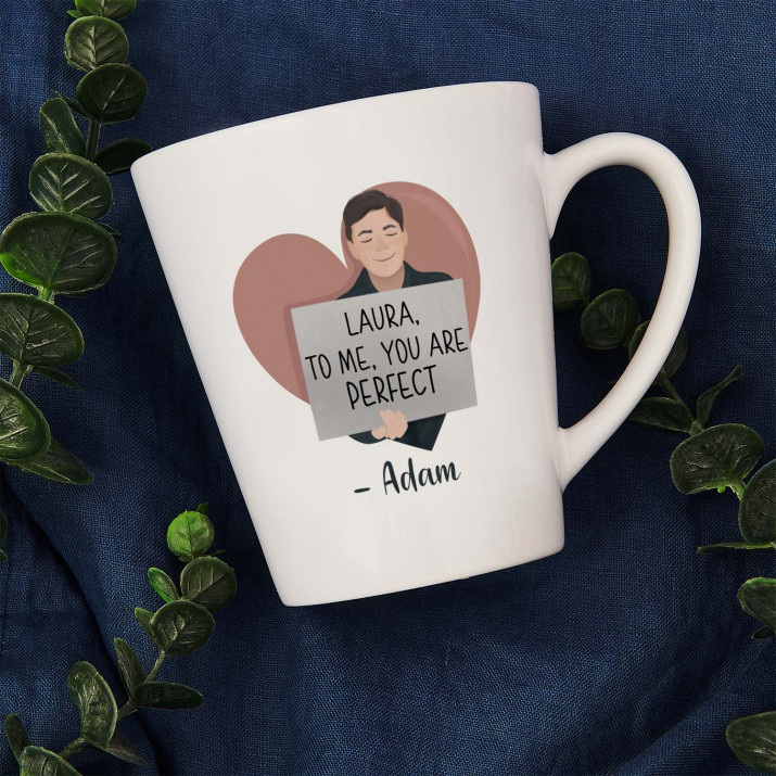 To me, you are perfect - personalisierte Tasse
